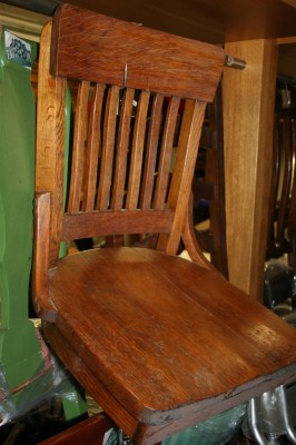 Seduta di revolving rovere